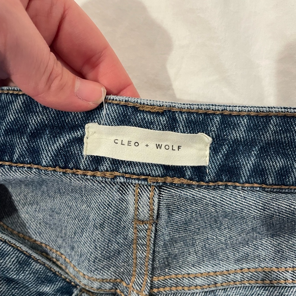 Cleo + Wolf Blue Denim Jeans